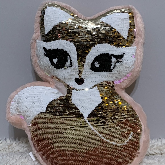 justice flip sequin pillow